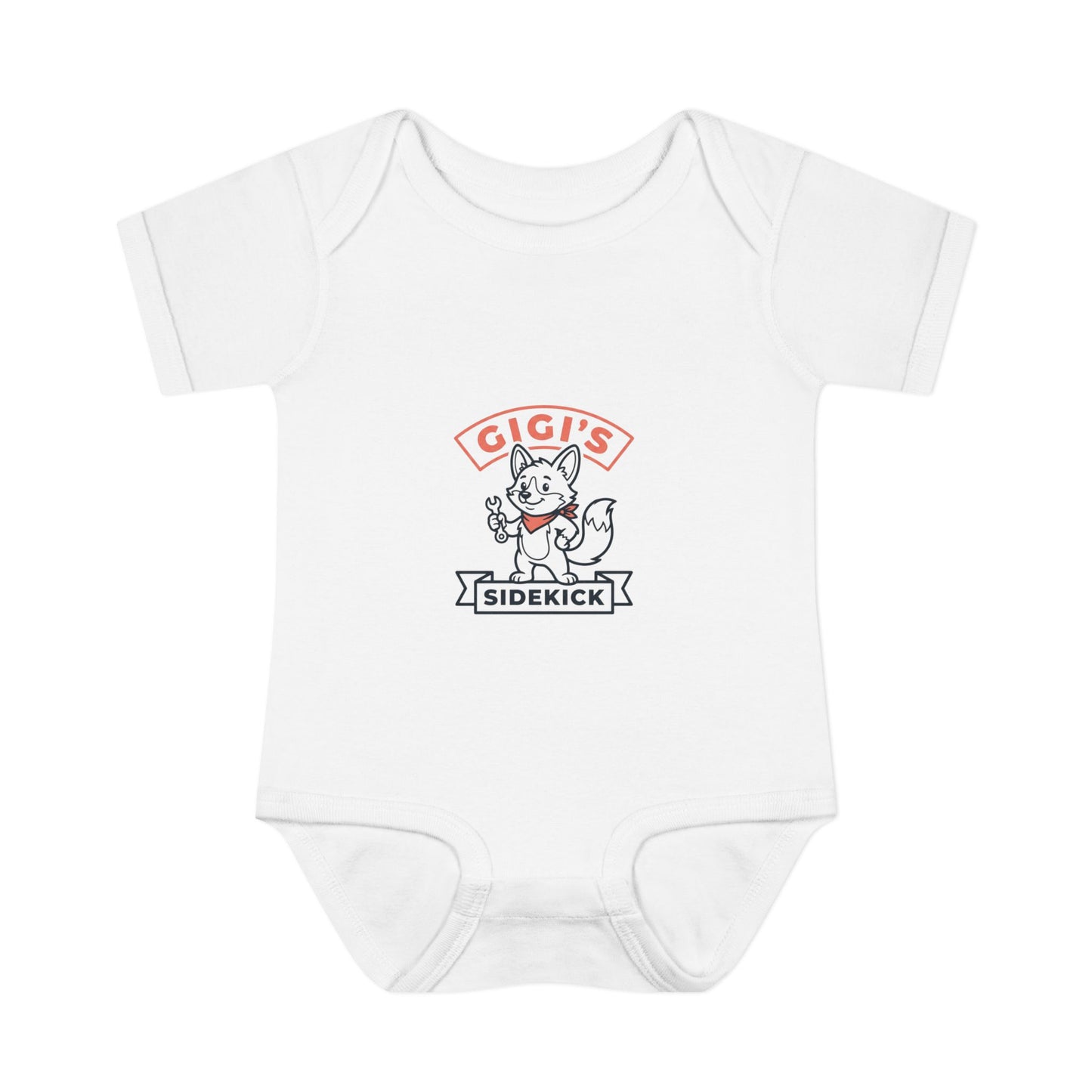 Infant Bodysuit — "Gigi's Sidekick" Cute Kitten Baby Onesie
