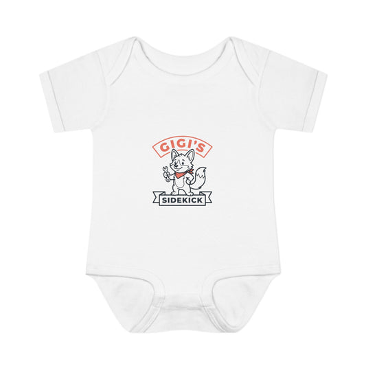 Infant Bodysuit — "Gigi's Sidekick" Cute Kitten Baby Onesie