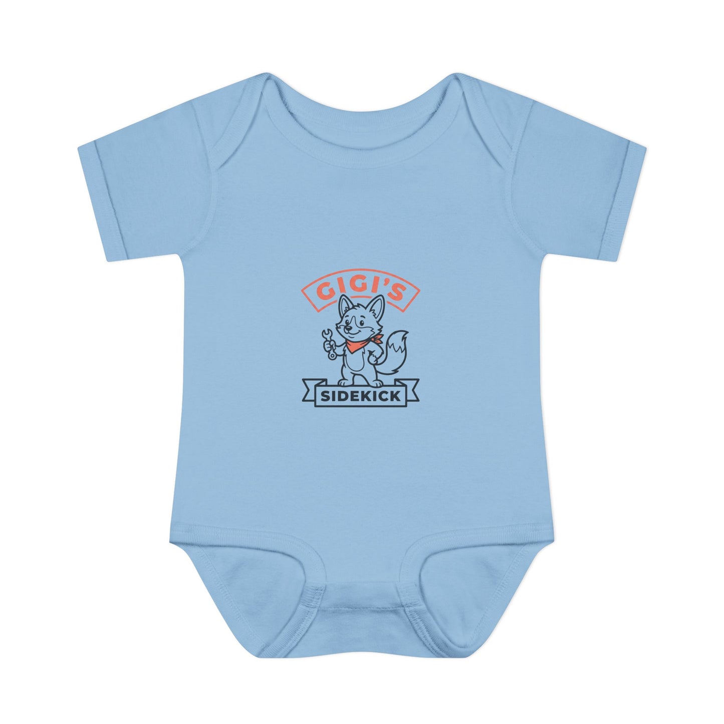 Infant Bodysuit — "Gigi's Sidekick" Cute Kitten Baby Onesie