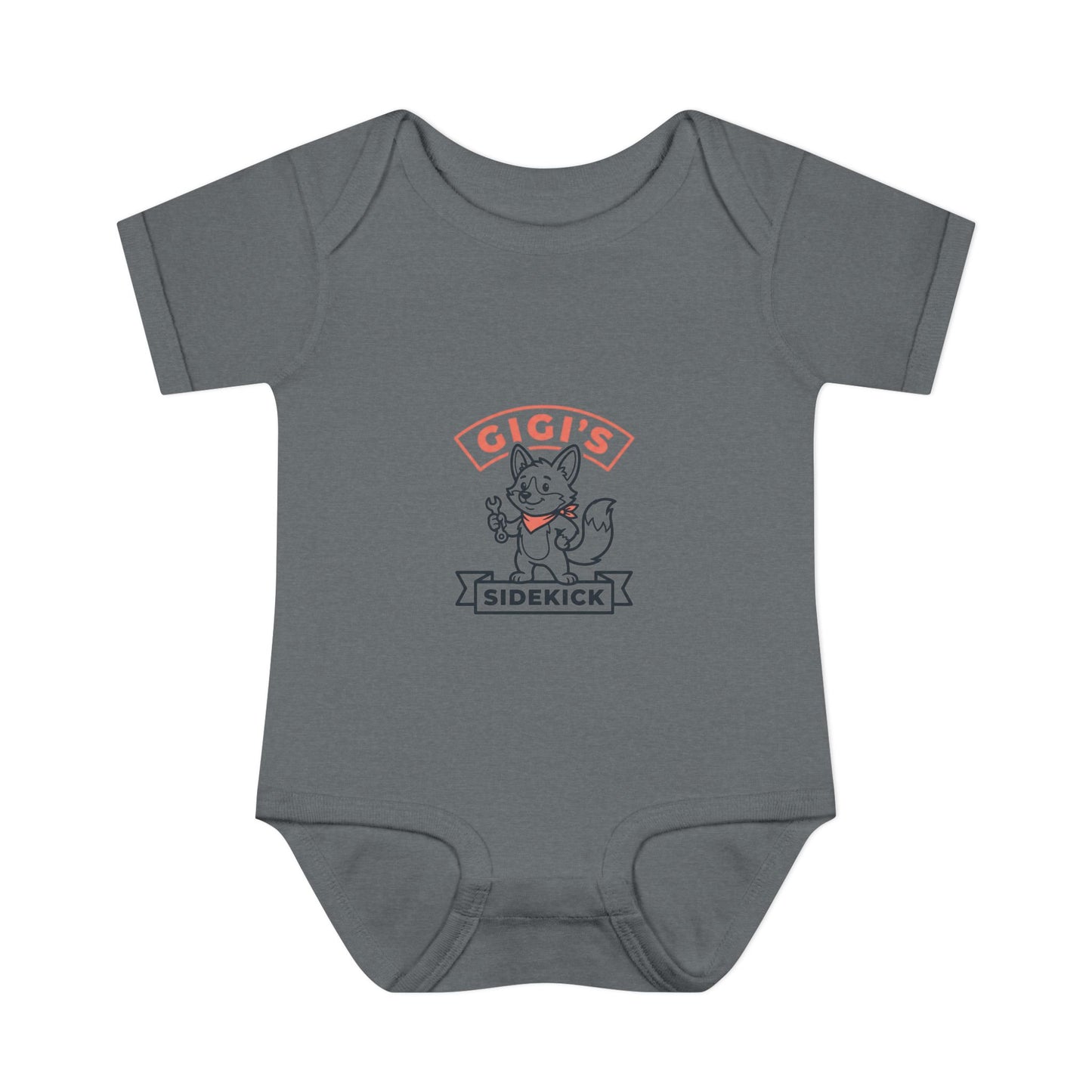 Infant Bodysuit — "Gigi's Sidekick" Cute Kitten Baby Onesie