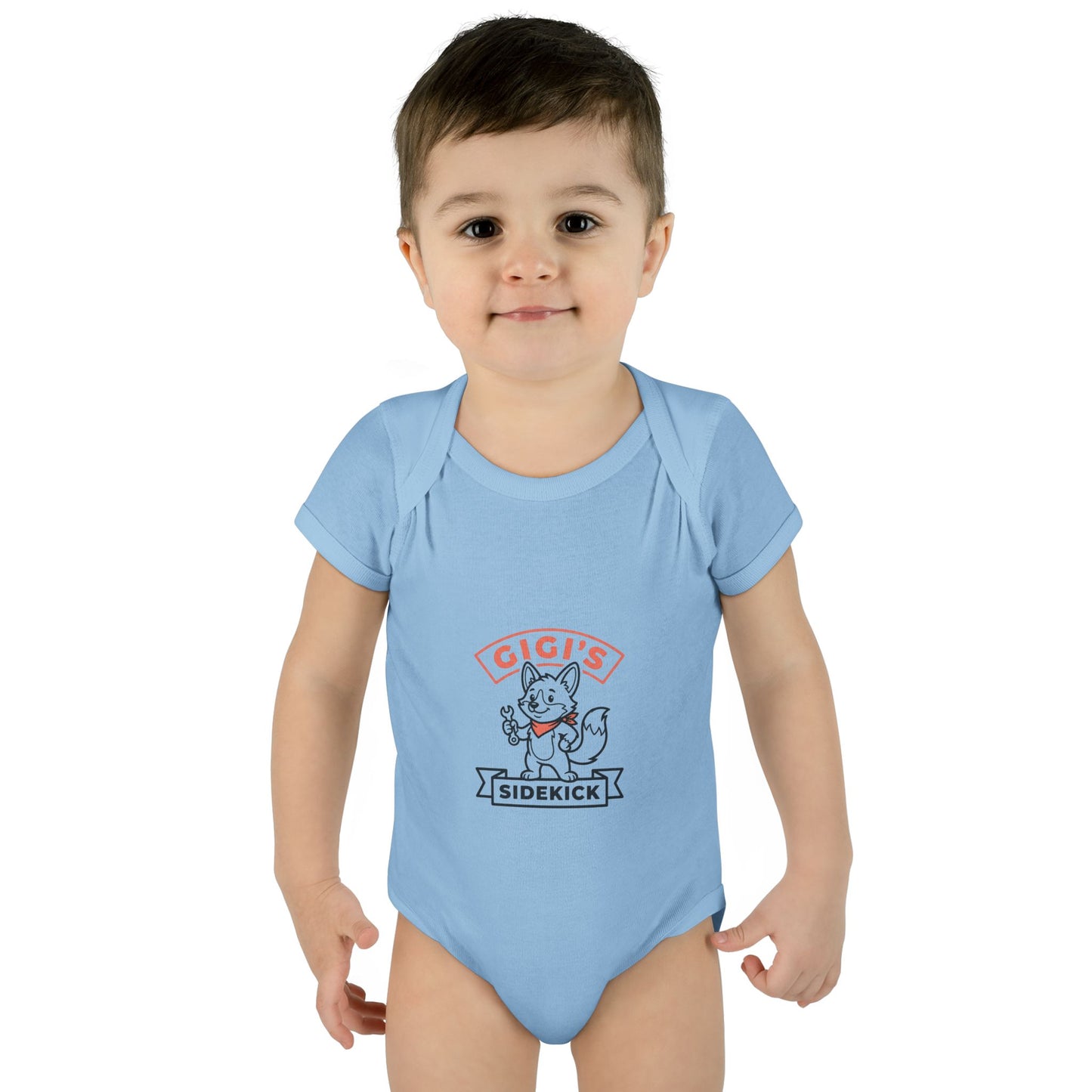 Infant Bodysuit — "Gigi's Sidekick" Cute Kitten Baby Onesie